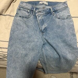 Abercrombie & Fitch Light Blue Straight Leg Jeans